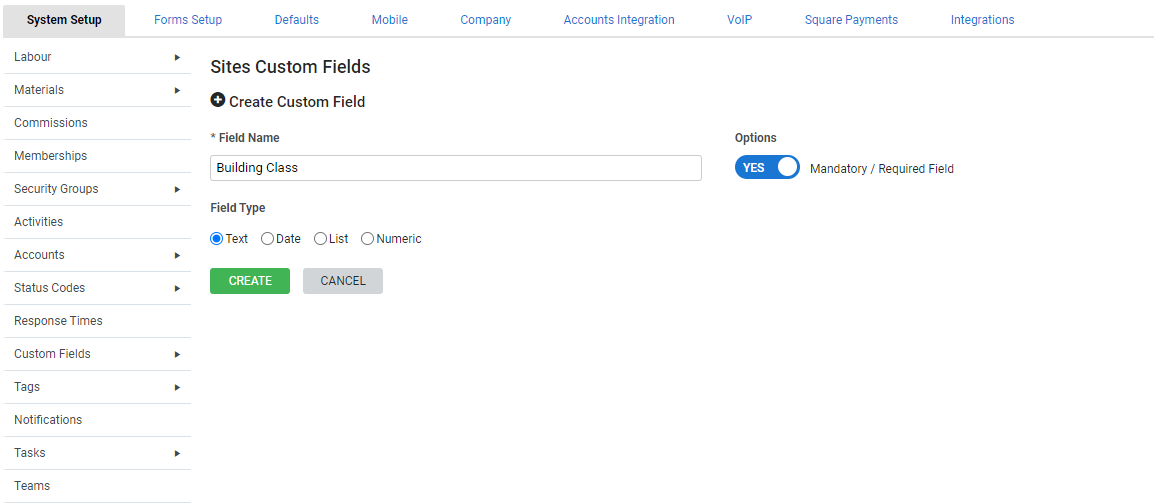 A screenshot of the Annual System Condition report.